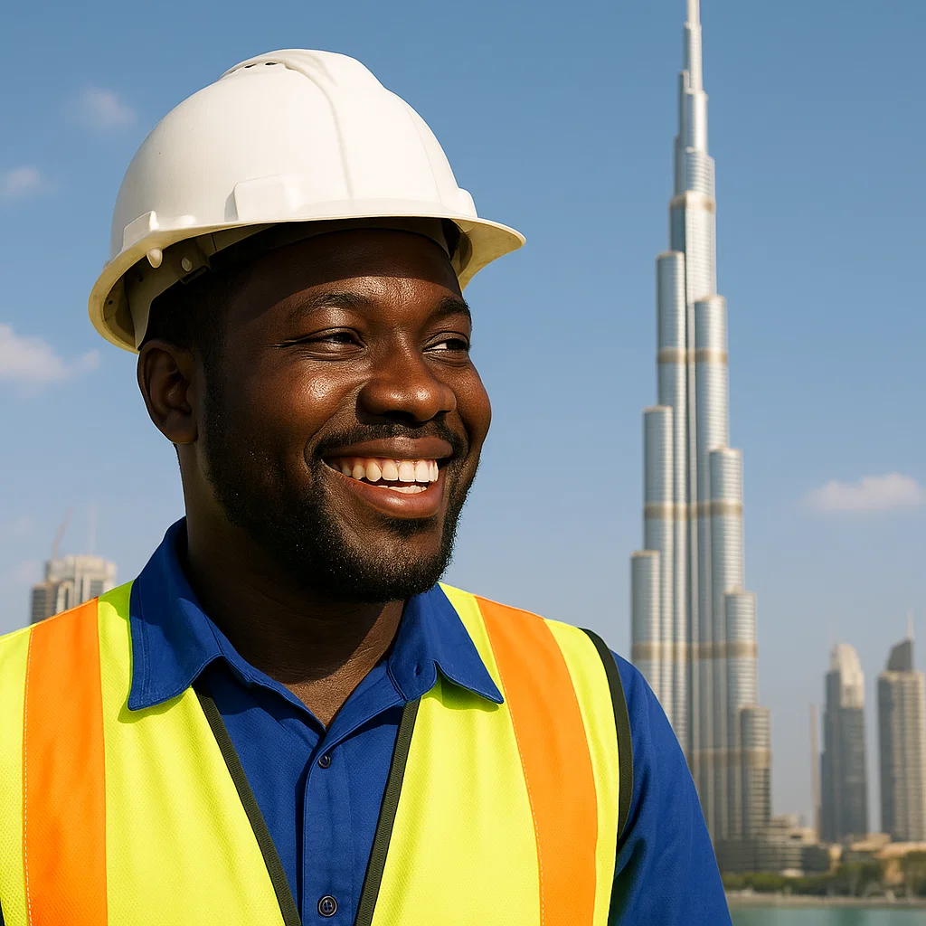 From Tema to Dubai: Emmanuel Now Earns AED 6,200/Month as Heavy Driver